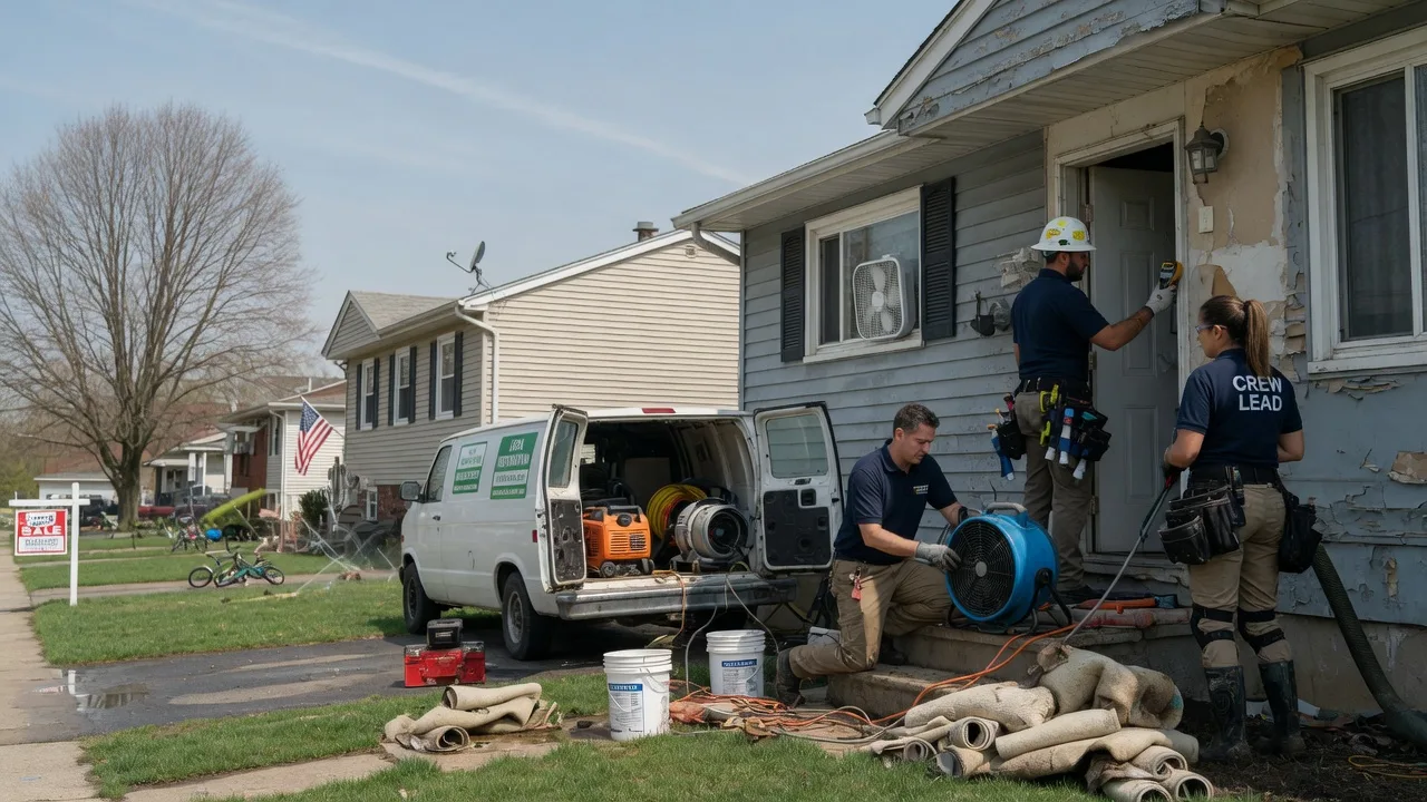 Flood Cleanup in Wrightstown, WI near me