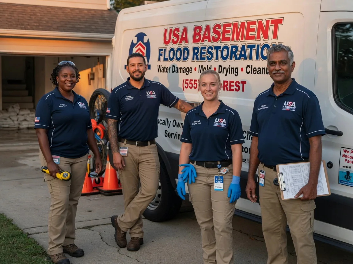 Basement Flood Cleanup company in Wrightstown, WI